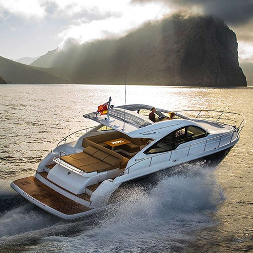 Fairline Yacht on the water